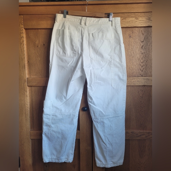 H&M white cargo pants - size 10 - Picture 2 of 7